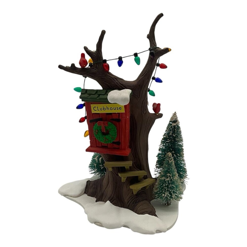 Dept 56 Christmas Snow Village Kids Tree House Clubhouse 5168-3 No Box Collectib